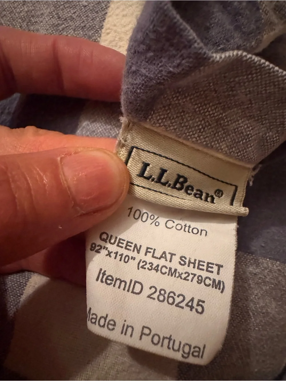 L.L. Bean Ultrasoft Comfort Flannel queen sheets 3 pc lilac purple combo one fit